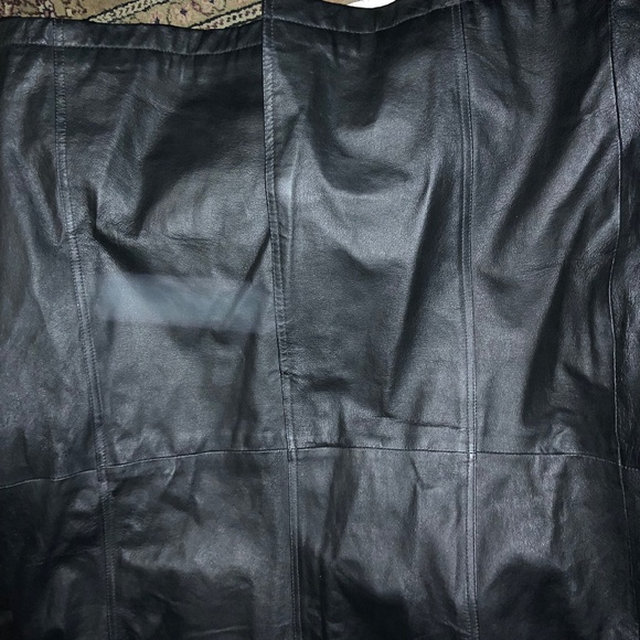 Guide Gear men’s leather double breasted trench coat Sz M removable lining belt - Picture 14 of 14